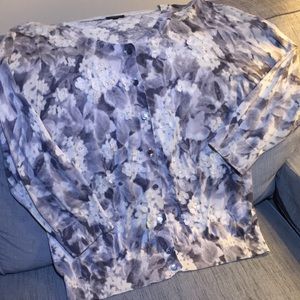 Flower Appliqué Cardigan